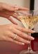 Infinity glow ring каблучка  срібло біла 17,5 розмір   фото 2