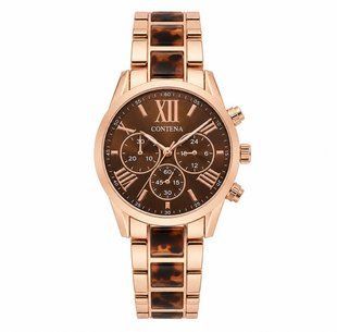 Годинник коричневий Сlassic dial   фото