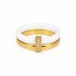 Каблучка infinity glow ring New золото біла