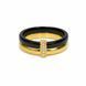 Каблучка infinity glow ring New золото чорна    фото 1